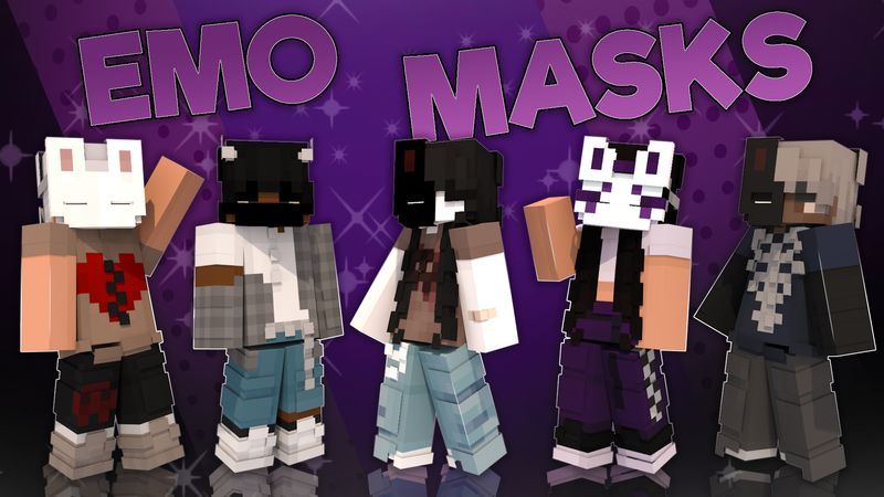 Emo Masks on the Minecraft Marketplace by Asiago Bagels Emo Masks on the Minecraft Marketplace by Asiago Bagels
