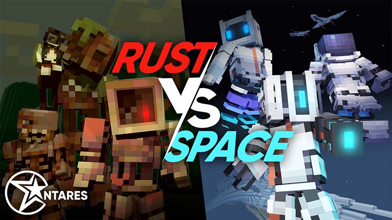 Robots Rust VS Space on the Minecraft Marketplace by Antares