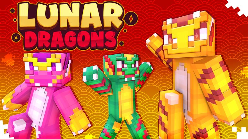 Lunar Dragons on the Minecraft Marketplace by The Craft Stars Lunar Dragons on the Minecraft Marketplace by The Craft Stars