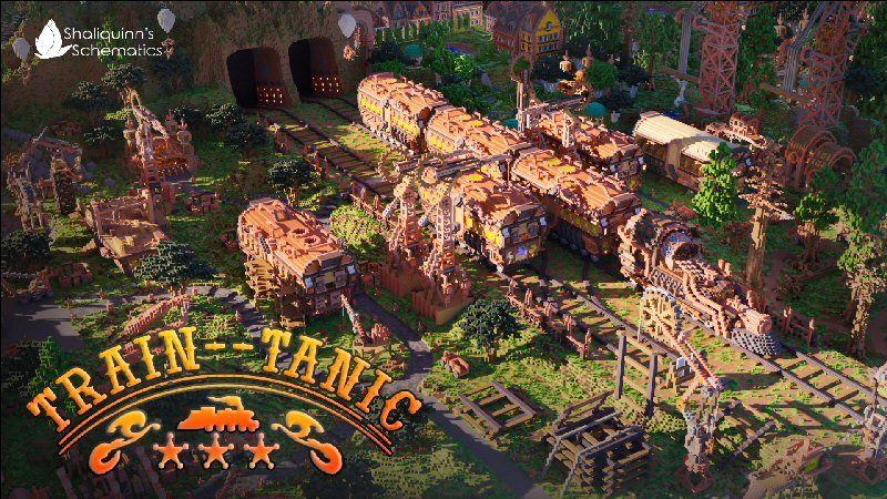 Traintanic on the Minecraft Marketplace by Shaliquinn's Schematics Traintanic on the Minecraft Marketplace by Shaliquinn's Schematics
