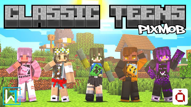 Pixmob Classic Teens by Waypoint Studios (Minecraft Skin Pack ...