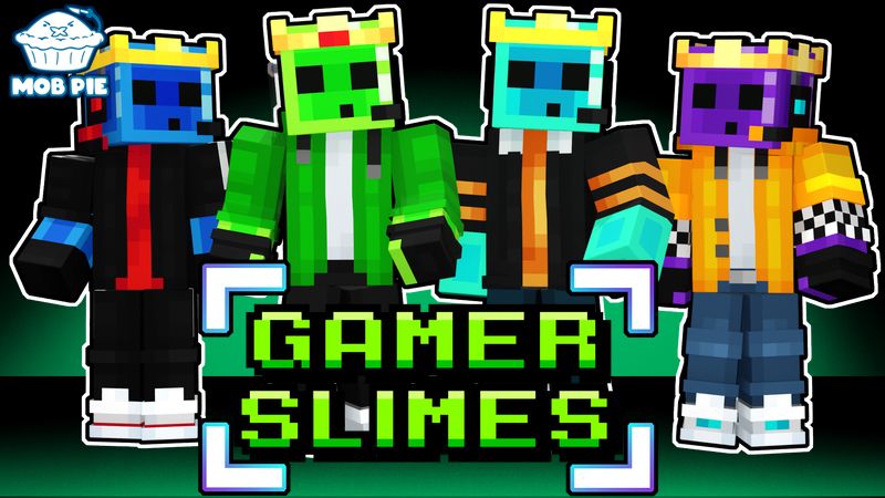 Gamer Slimes on the Minecraft Marketplace by Mob Pie