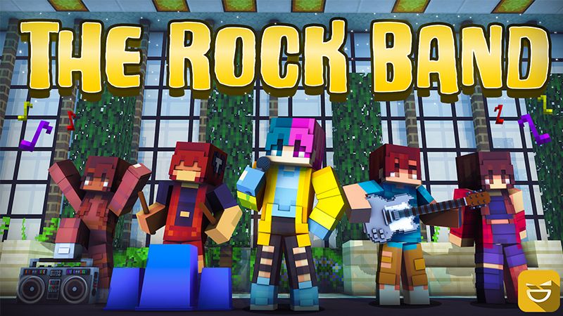 The Rock Band on the Minecraft Marketplace by Giggle Block Studios The Rock Band on the Minecraft Marketplace by Giggle Block Studios
