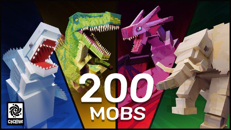 200 Mobs on the Minecraft Marketplace by Cyclone