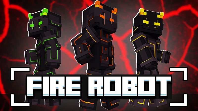 Fire Robot on the Minecraft Marketplace by Pickaxe Studios