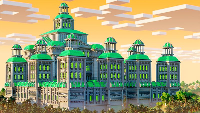 Emerald Palace on the Minecraft Marketplace by Odyssey Builds Emerald Palace on the Minecraft Marketplace by Odyssey Builds