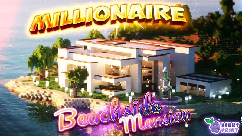 Millionaire Beachside Mansion on the Minecraft Marketplace by Razzleberries