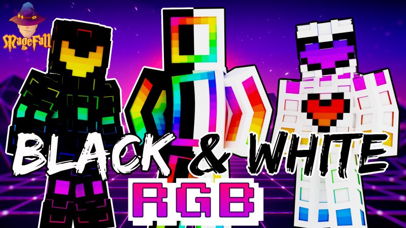 Black White RGB on the Minecraft Marketplace by Magefall Black White RGB on the Minecraft Marketplace by Magefall