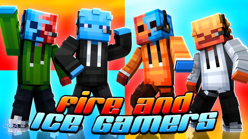 Fire and Ice Gamers on the Minecraft Marketplace by Blu Shutter Bug Fire and Ice Gamers on the Minecraft Marketplace by Blu Shutter Bug