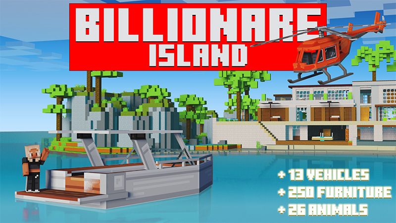 Billionare Island on the Minecraft Marketplace by Mine-North Billionare Island on the Minecraft Marketplace by Mine-North