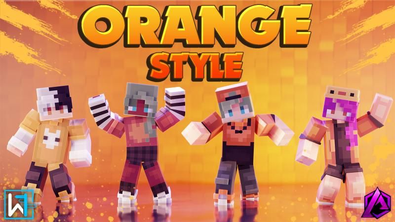 Orange Style By Waypoint Studios Minecraft Skin Pack Minecraft Marketplace