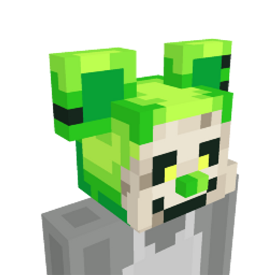 Radioactive Mouse Head on the Minecraft Marketplace by Vertexcubed