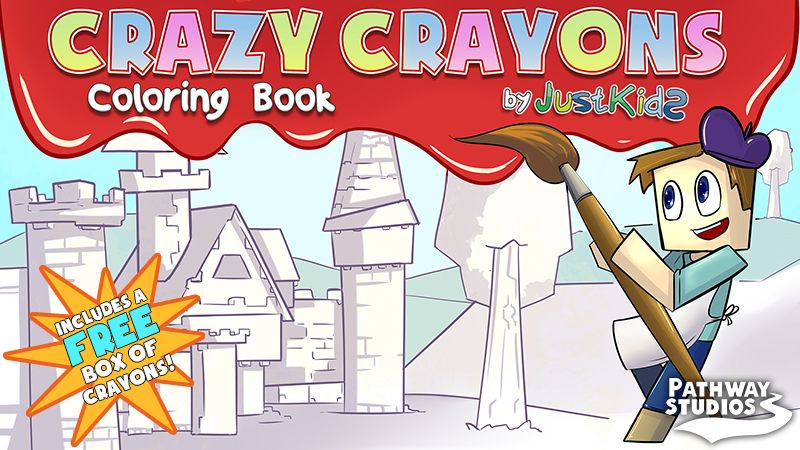 Crazy Crayons Coloring Book