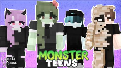 Monster Teens Skin Pack on the Minecraft Marketplace by CupcakeBrianna