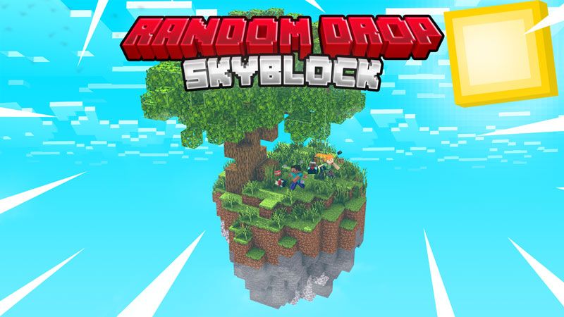 Random Drop Skyblock on the Minecraft Marketplace by Fall Studios Random Drop Skyblock on the Minecraft Marketplace by Fall Studios