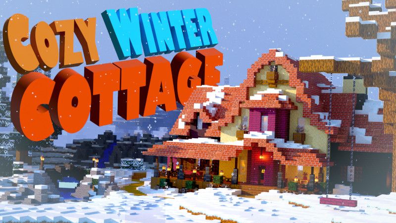 Cozy Winter Cottage on the Minecraft Marketplace by BTWN Creations