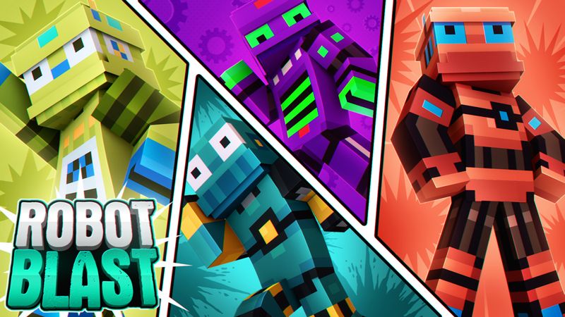 Robot Blast on the Minecraft Marketplace by Duh Robot Blast on the Minecraft Marketplace by Duh