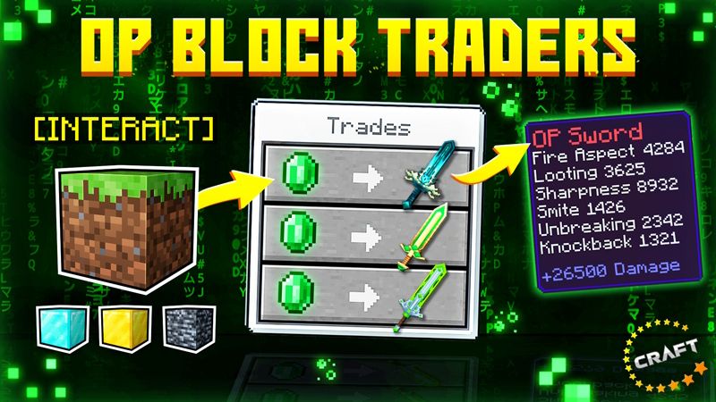OP Block Traders on the Minecraft Marketplace by The Craft Stars