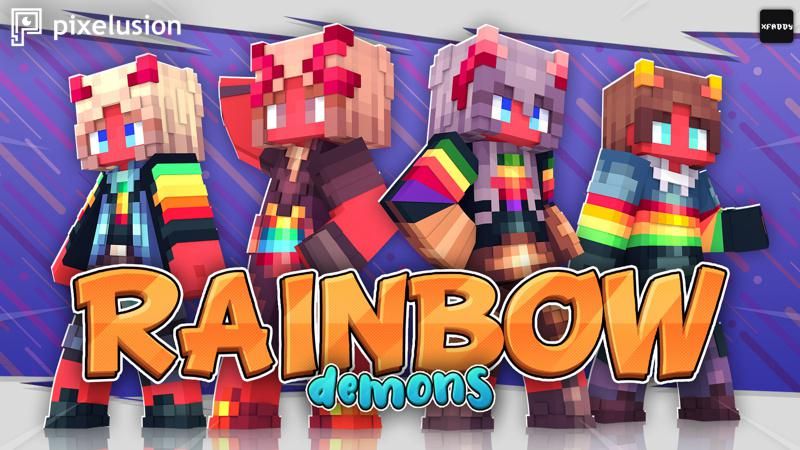 Rainbow Demons on the Minecraft Marketplace by Pixelusion