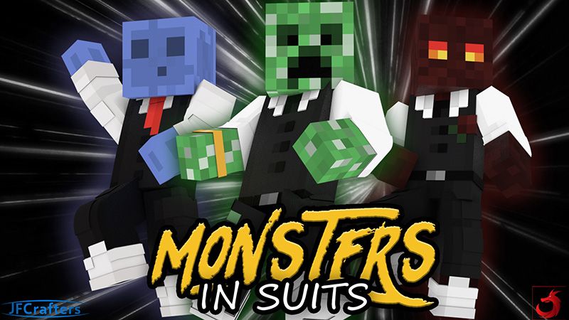Monsters in Suits on the Minecraft Marketplace by JFCrafters