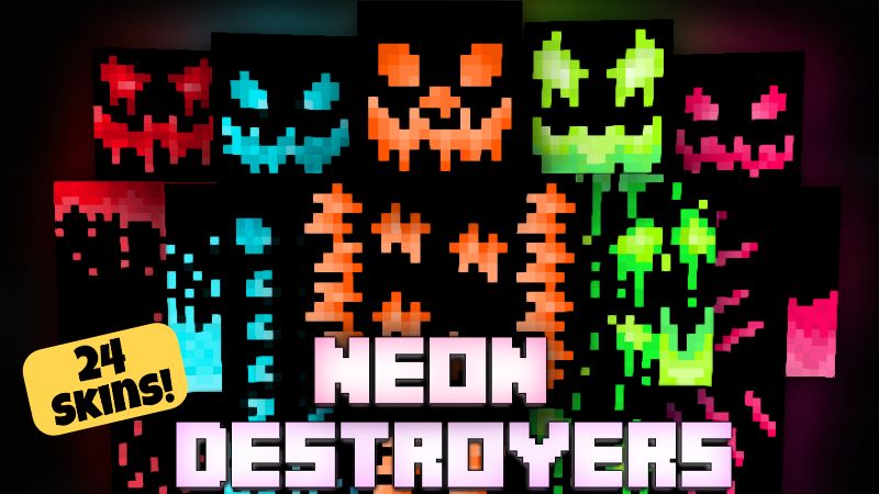 Neon Destroyers on the Minecraft Marketplace by Pixelationz Studios Neon Destroyers on the Minecraft Marketplace by Pixelationz Studios