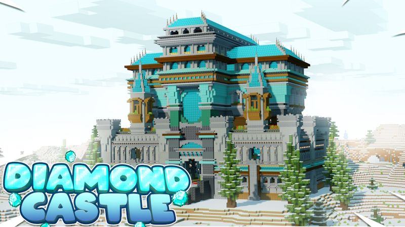 Diamond Castle on the Minecraft Marketplace by Pixell Studio