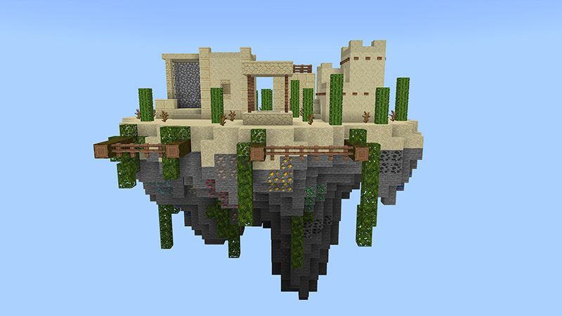 Village One Block Skyblock by Pickaxe Studios