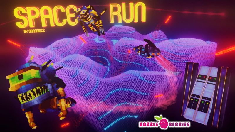 Space Run on the Minecraft Marketplace by Razzleberries Space Run on the Minecraft Marketplace by Razzleberries