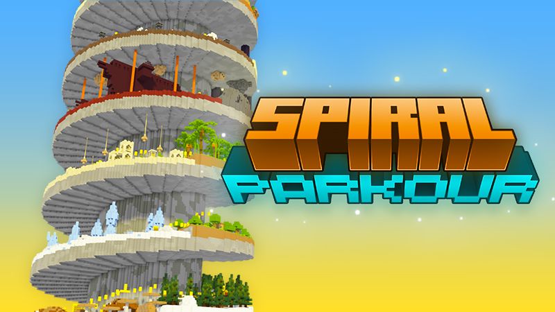 Spiral Parkour on the Minecraft Marketplace by Piki Studios