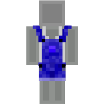 Blue Overalls on the Minecraft Marketplace by King Cube