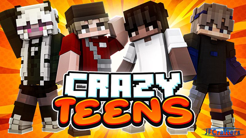 Crazy Teens on the Minecraft Marketplace by JFCrafters