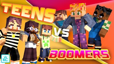 Teens VS Boomers on the Minecraft Marketplace by King Cube