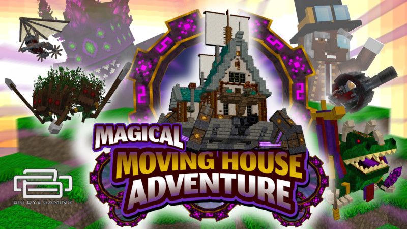 Magical Moving House Adventure on the Minecraft Marketplace by Big Dye Gaming Magical Moving House Adventure on the Minecraft Marketplace by Big Dye Gaming