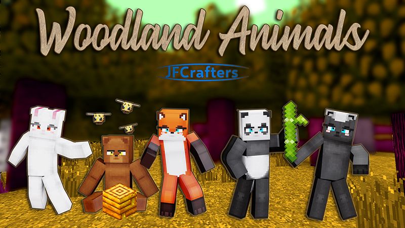 woodland Animals on the Minecraft Marketplace by JFCrafters woodland Animals on the Minecraft Marketplace by JFCrafters