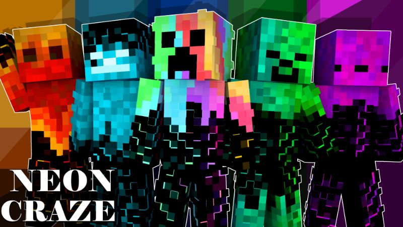 Neon Craze on the Minecraft Marketplace by Pixelationz Studios Neon Craze on the Minecraft Marketplace by Pixelationz Studios