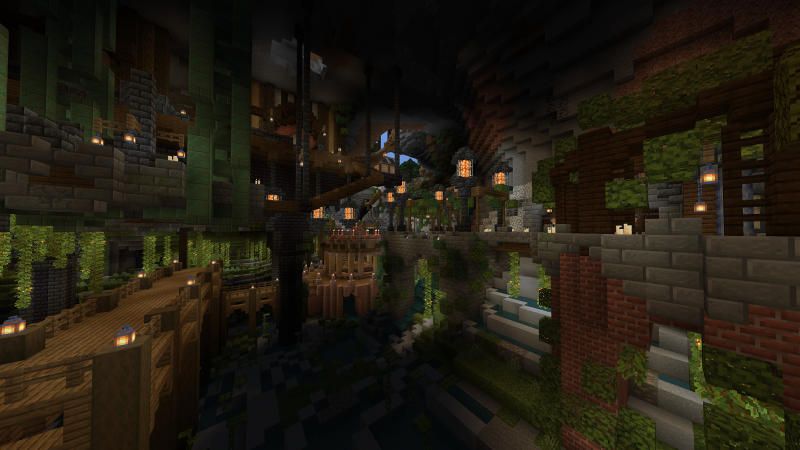 Epic Cave Village by BLOCKLAB Studios