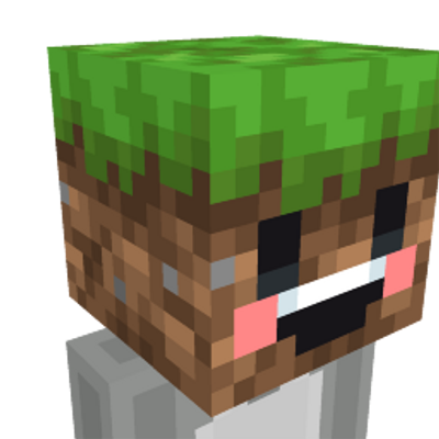 Grass Block Head on the Minecraft Marketplace by Pixel Paradise