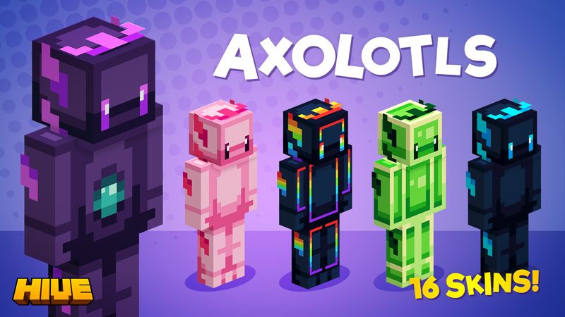 Axolotls on the Minecraft Marketplace by The Hive