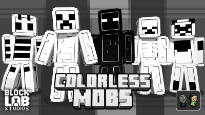 Colorless Mobs on the Minecraft Marketplace by BLOCKLAB Studios