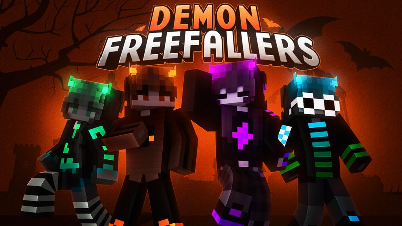 Demon Freefallers on the Minecraft Marketplace by Giggle Block Studios Demon Freefallers on the Minecraft Marketplace by Giggle Block Studios