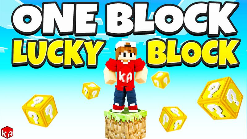 ONE BLOCK Lucky Blocks on the Minecraft Marketplace by KA Studios ONE BLOCK Lucky Blocks on the Minecraft Marketplace by KA Studios