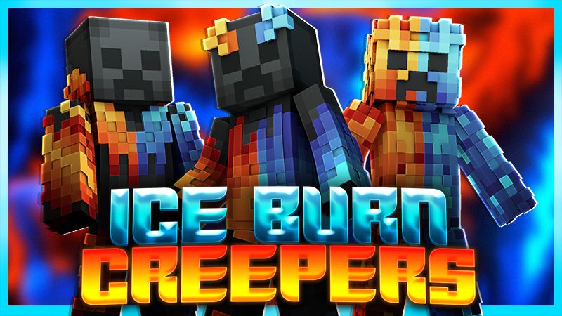 Ice Burn Creepers on the Minecraft Marketplace by The Lucky Petals