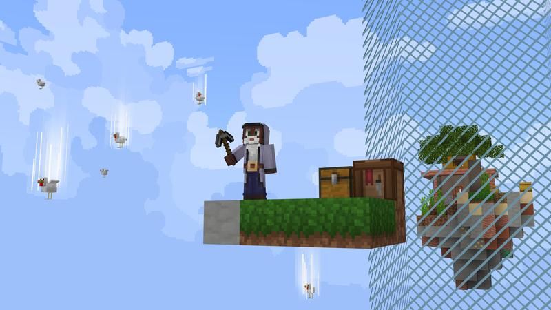 One Block: Raining Mobs by Cubed Creations