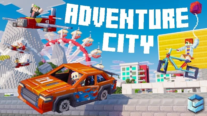Adventure City on the Minecraft Marketplace by Entity Builds Adventure City on the Minecraft Marketplace by Entity Builds