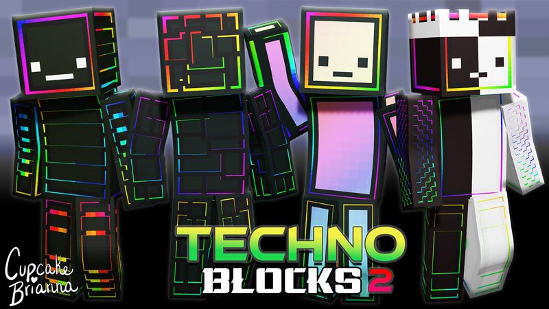 Techno Blocks 2 HD Skin Pack on the Minecraft Marketplace by CupcakeBrianna Techno Blocks 2 HD Skin Pack on the Minecraft Marketplace by CupcakeBrianna