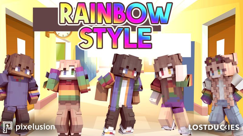 Rainbow Style on the Minecraft Marketplace by Pixelusion Rainbow Style on the Minecraft Marketplace by Pixelusion
