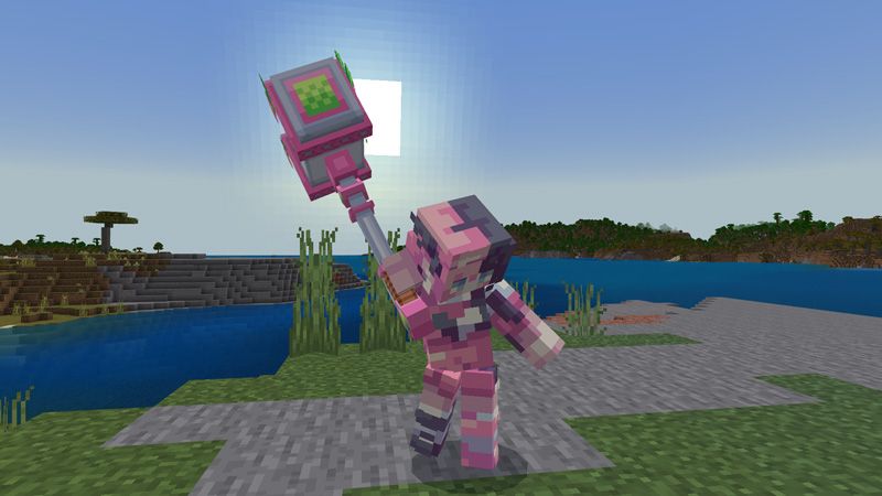 Pink Weapons by CubeCraft Games