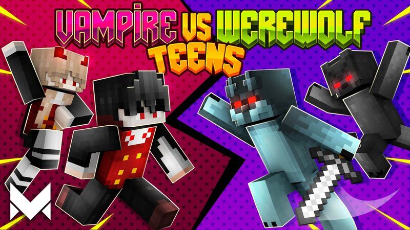 Vampire Vs Werewolf Teens on the Minecraft Marketplace by MerakiBT