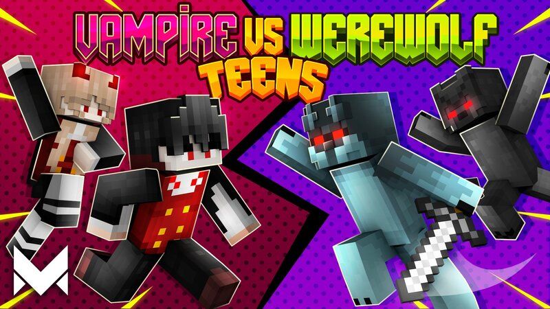 Vampire Vs Werewolf Teens on the Minecraft Marketplace by MerakiBT Vampire Vs Werewolf Teens on the Minecraft Marketplace by MerakiBT
