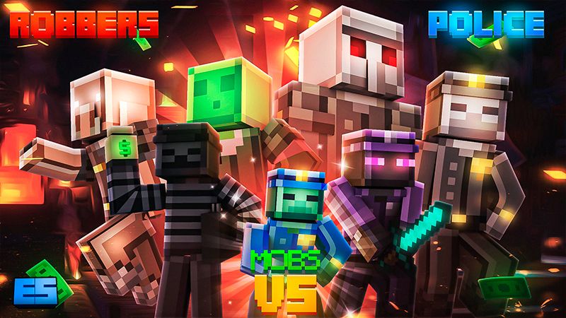 Police Vs Robbers Mobs on the Minecraft Marketplace by Eco Studios Police Vs Robbers Mobs on the Minecraft Marketplace by Eco Studios